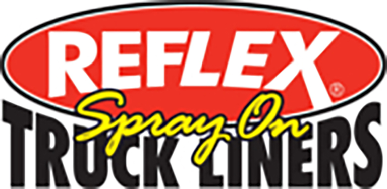 Reflex Spray-On Truck Liners logo.