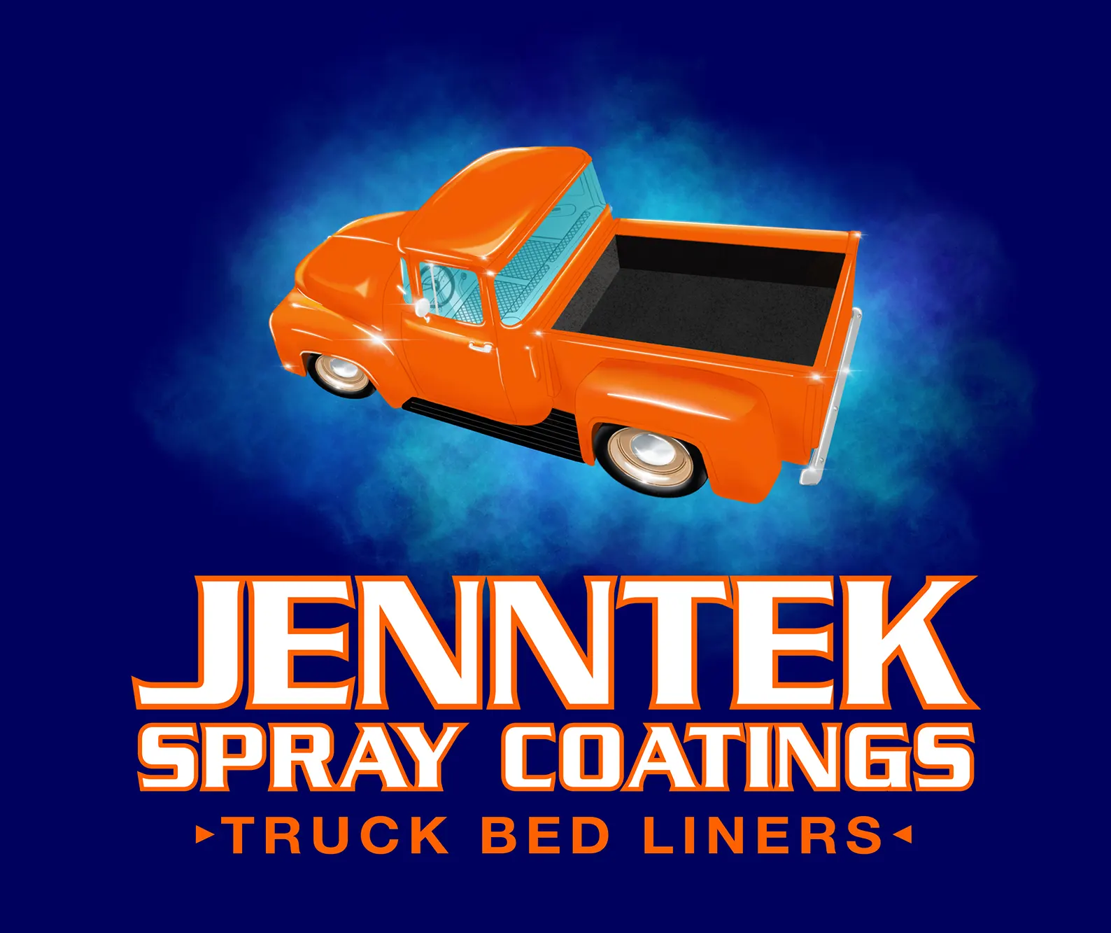 JennTek Spray Coatings truck bed liners logo.
